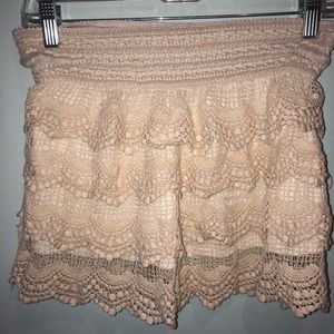 Lace shorts!